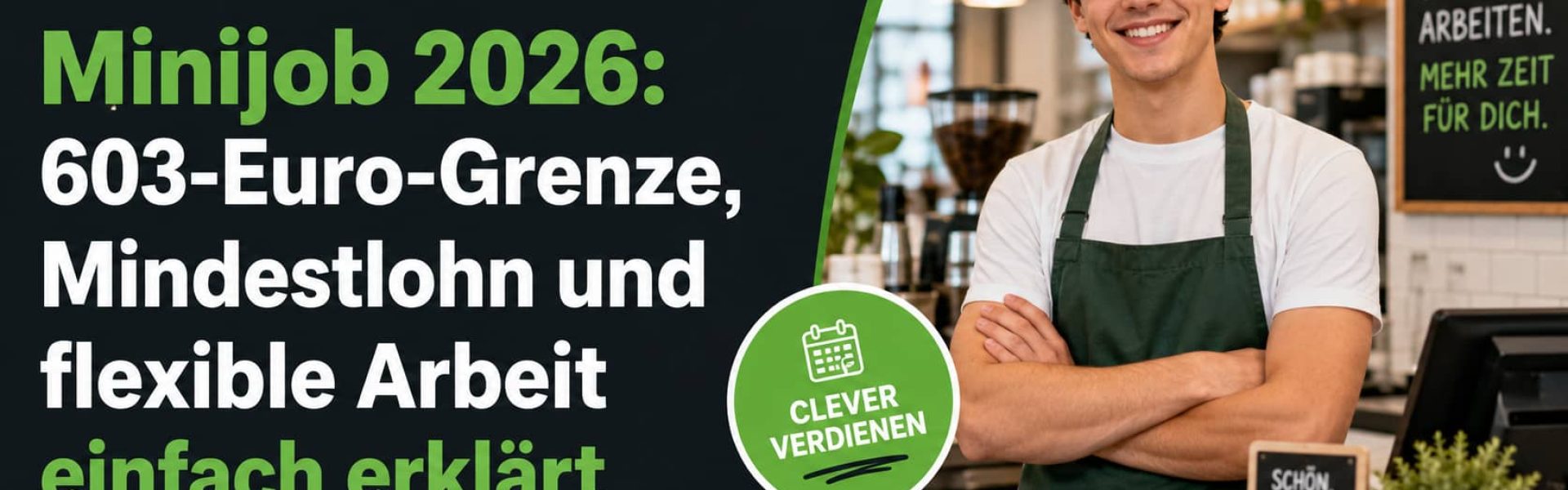 Minijob 2026: Was 603 Euro, Arbeitszeit, Urlaub und Rentenversicherung im Alltag wirklich bedeuten